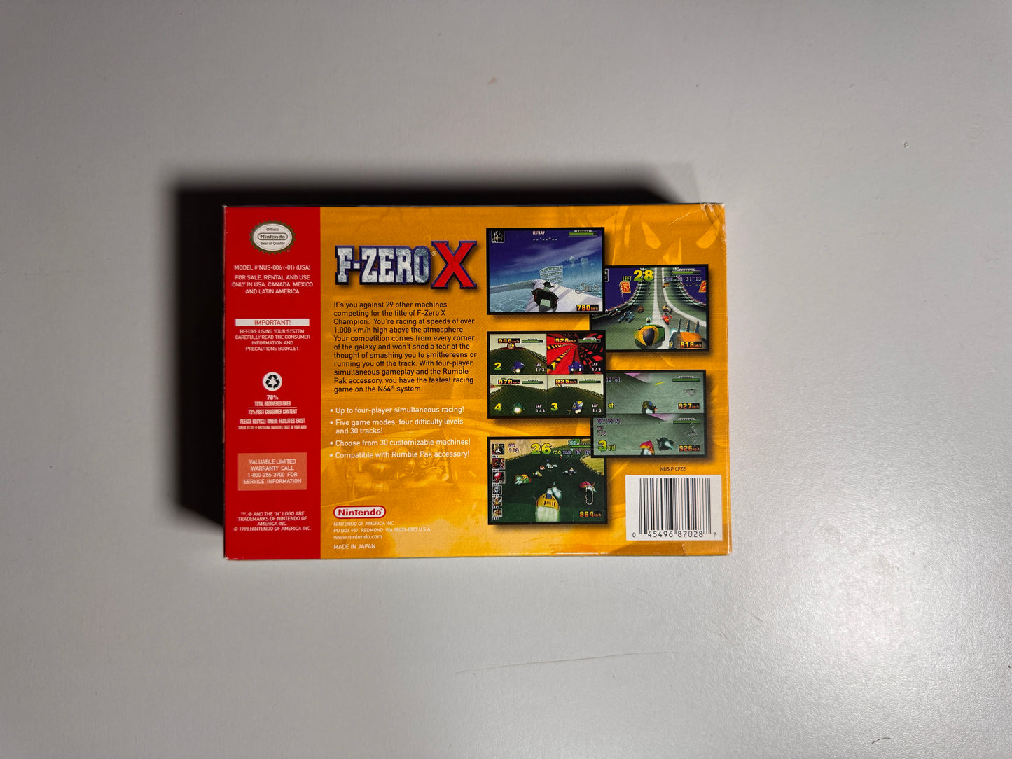 F-Zero X (Nintendo 64)