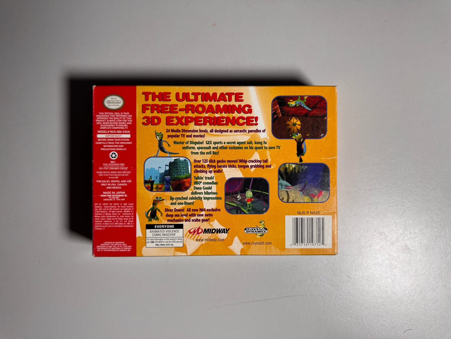 Gex 64: Enter the Gecko (Nintendo 64)